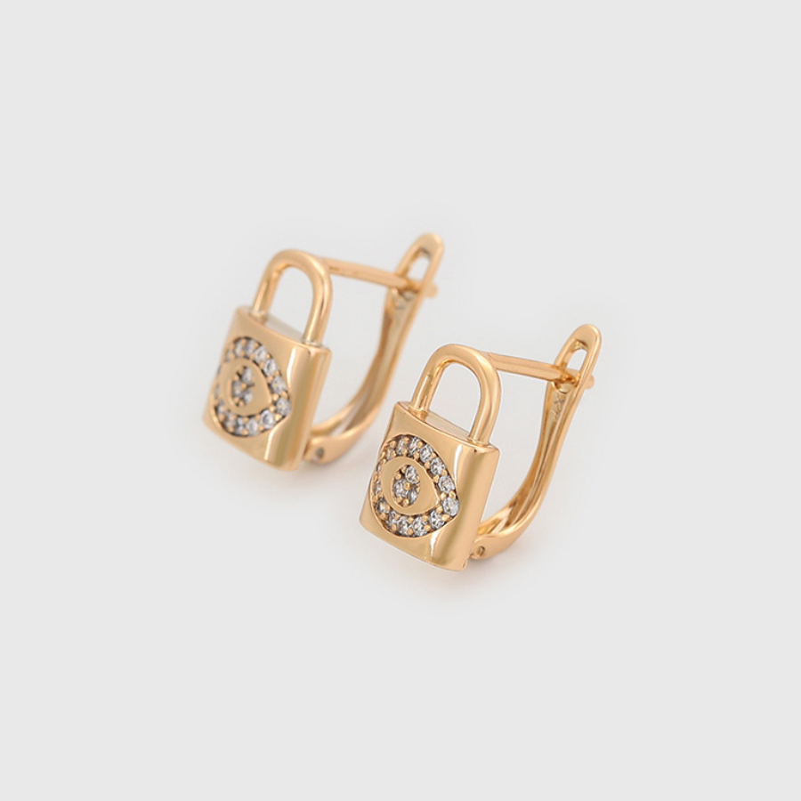 NEW Lola Locket earrings - 18 k Gold plated
