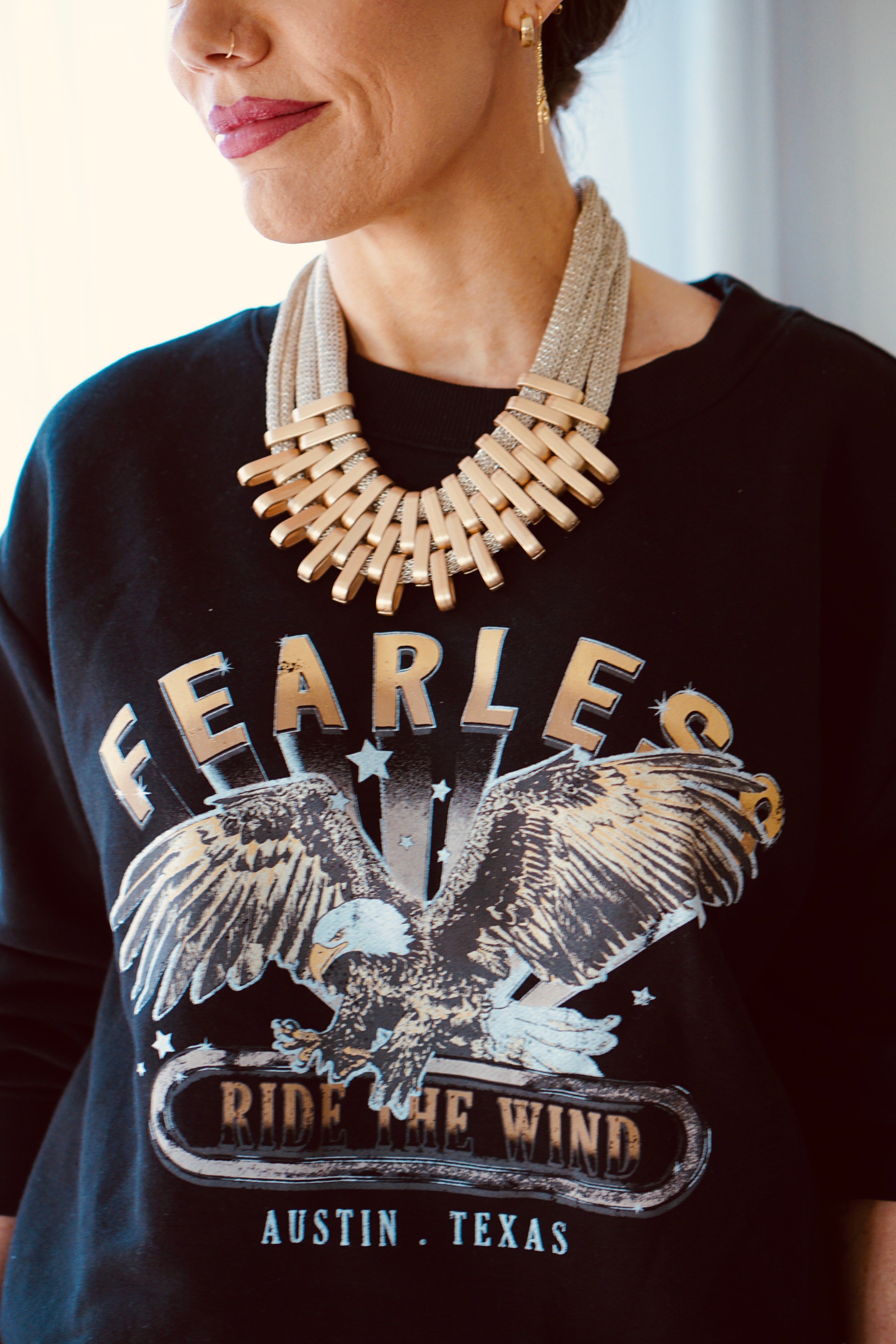 Stella Gold Mesh Necklace