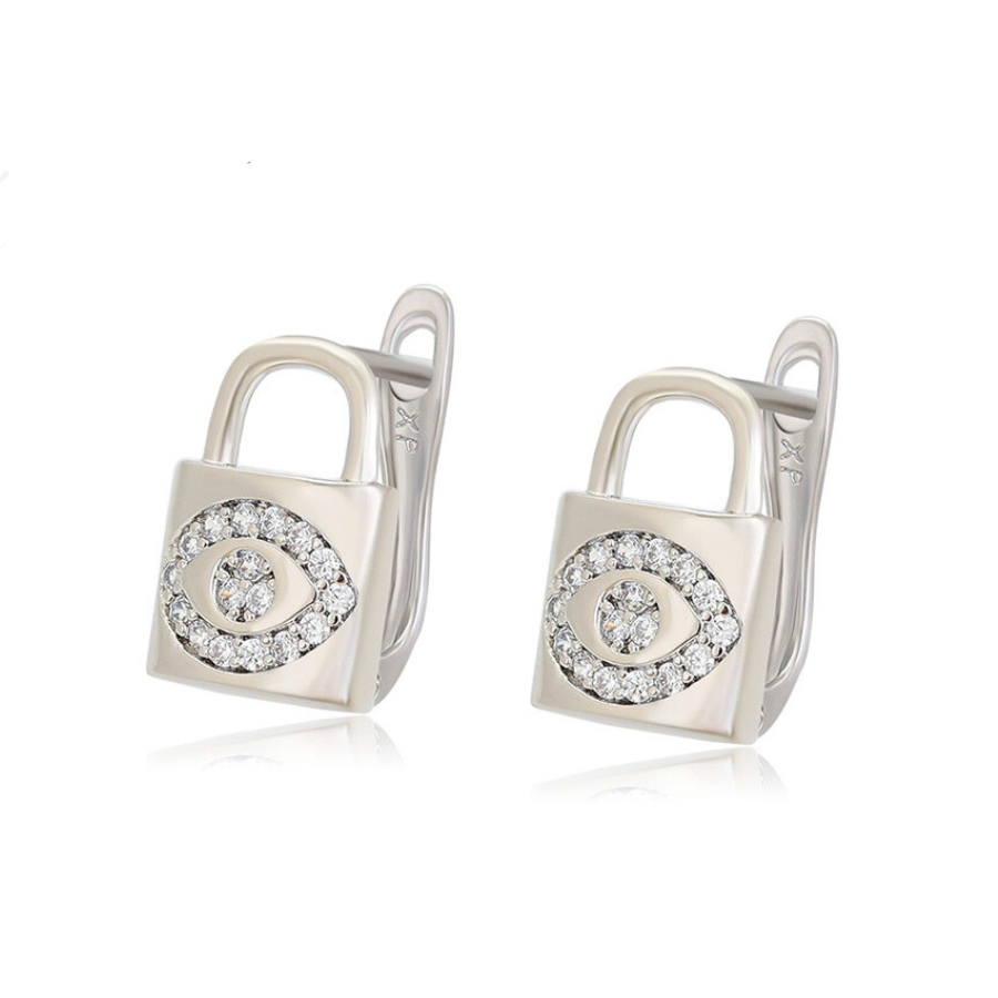 NEW Lola Locket earrings - Silver plated