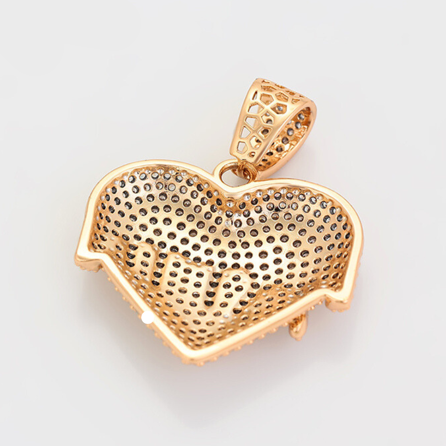 NEW The Heavy Heart - 18 K gold plated