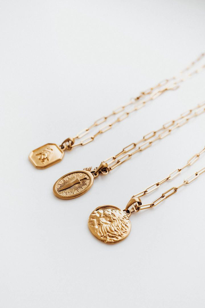 La vena Layered Necklace - 18 k Brushed gold plated - ON ORDER