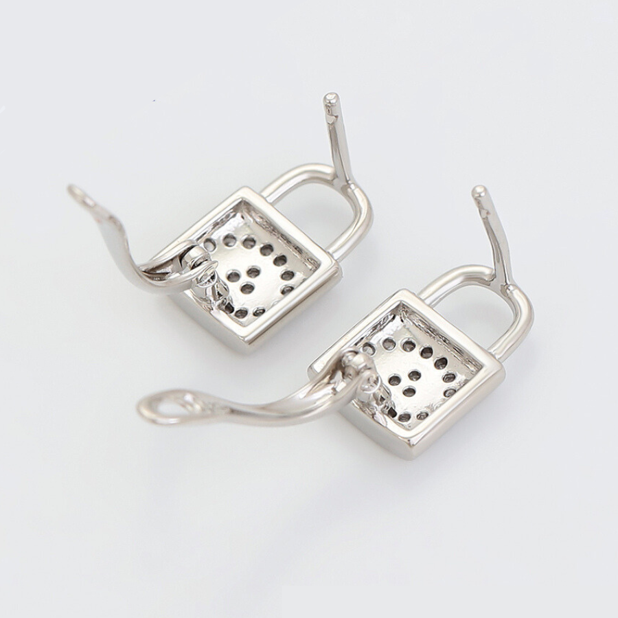 NEW Lola Locket earrings - Silver plated