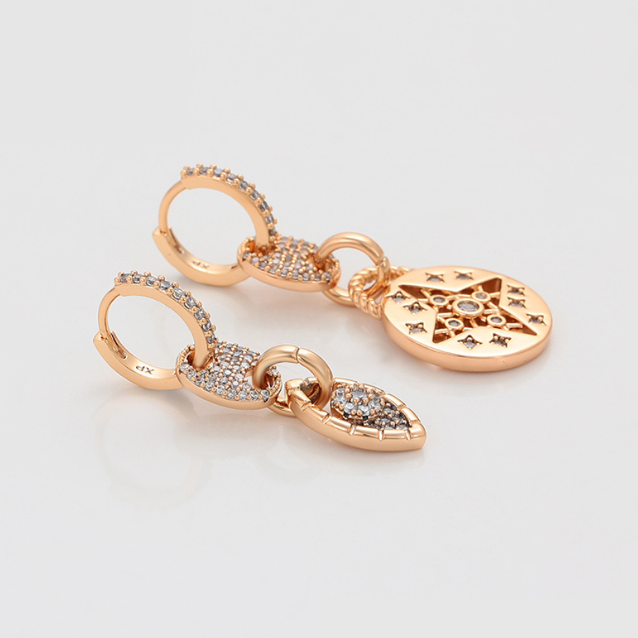 Star Gazer Earrings - 18k Gold plated