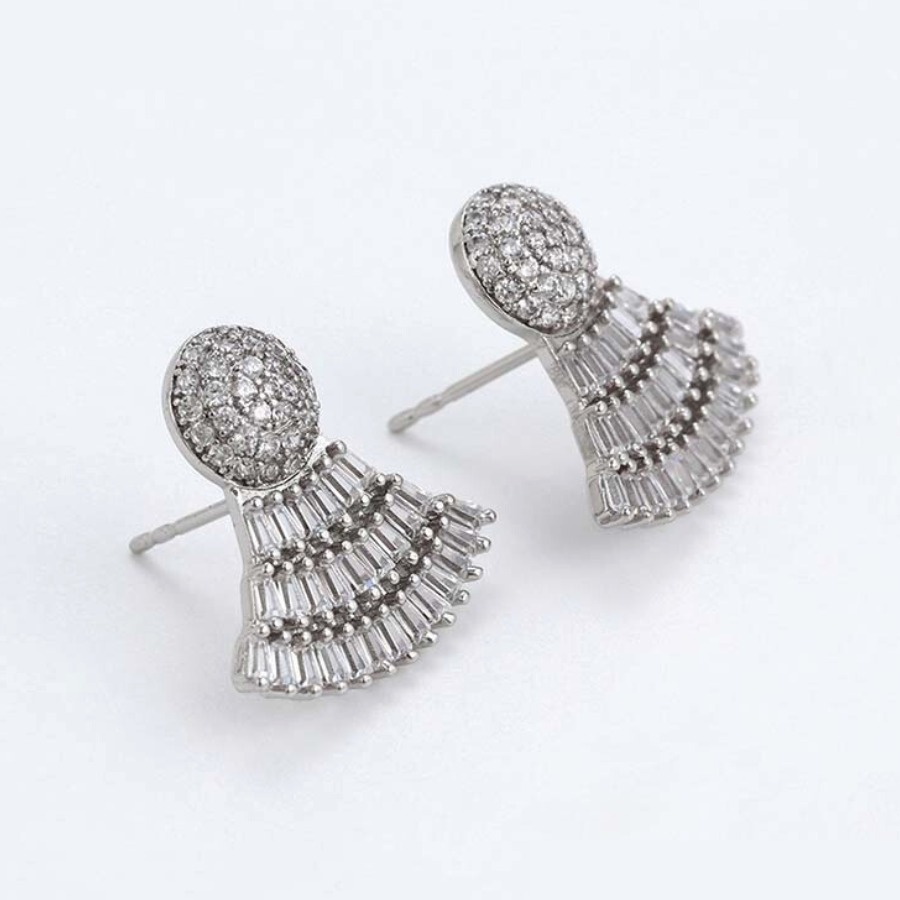NEW Josephine flair earrings - Platinum Plated