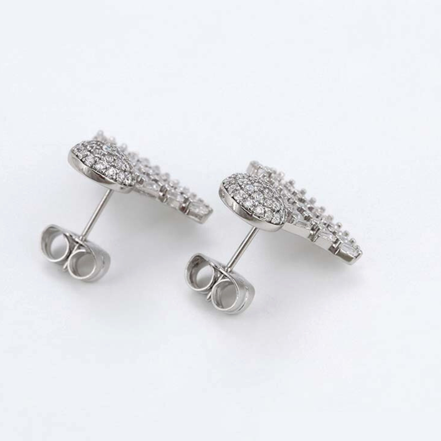 NEW Josephine flair earrings - Platinum Plated