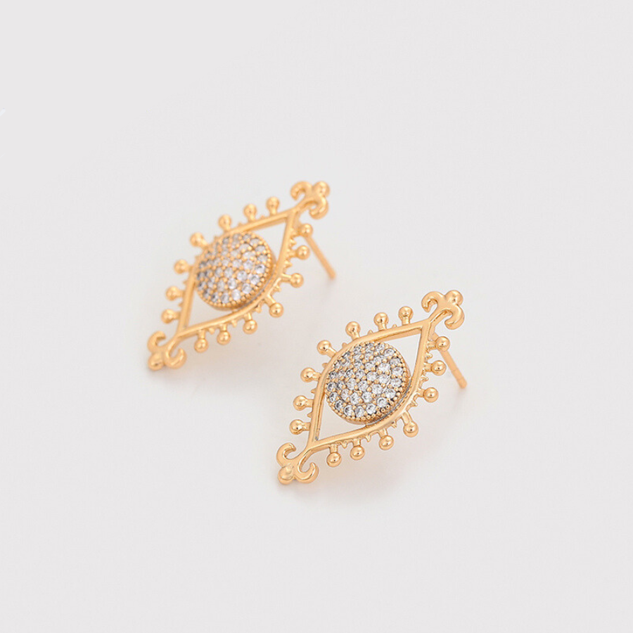 Sun Solace Set - Earrings and Pendant 14 k gold plated