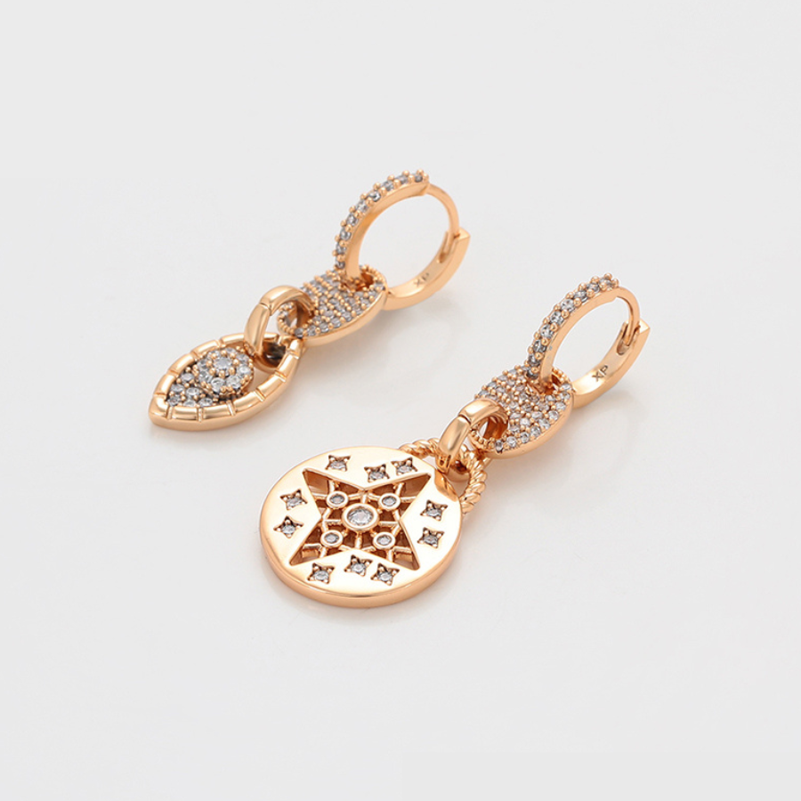 Star Gazer Earrings - 18k Gold plated