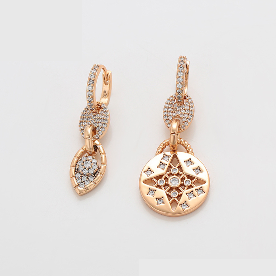 Star Gazer Earrings - 18k Gold plated