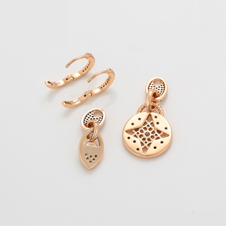 Star Gazer Earrings - 18k Gold plated