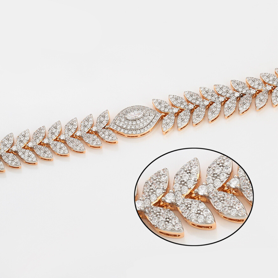 NEW Selina Lee bracelet - 18k warm gold and Platinum Plated