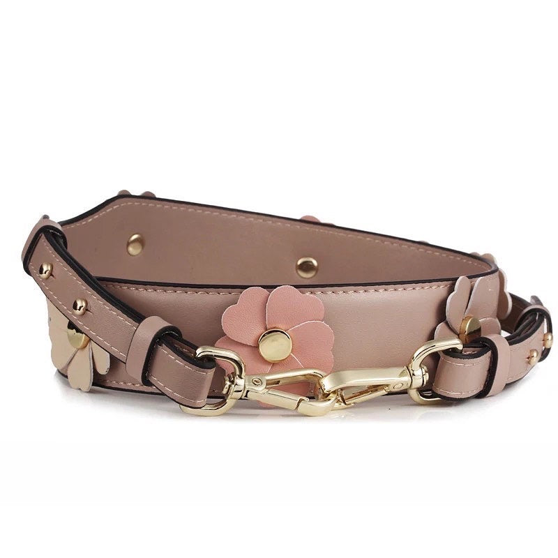 Flower bag strap - Amara Soft Taupe