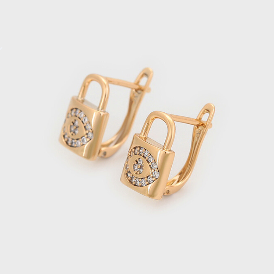NEW Lola Locket earrings - 18 k Gold plated
