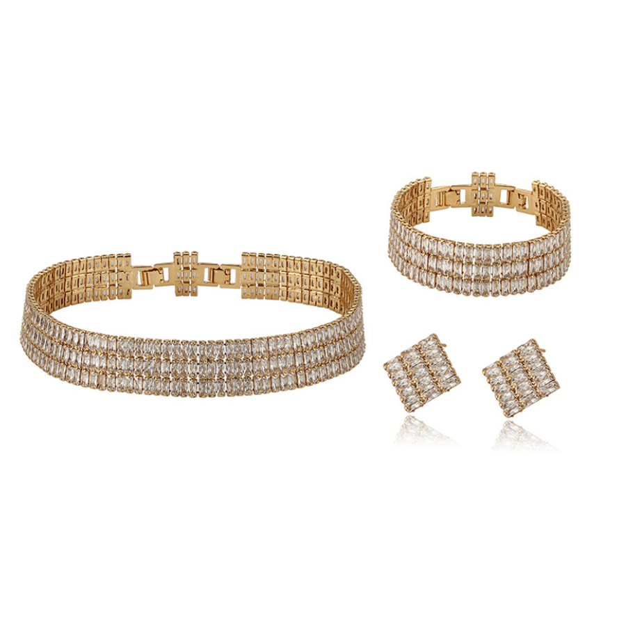 Imogen Earrings - 18 k gold Plated