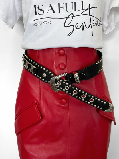 Saskia leather belt - IN STOCK