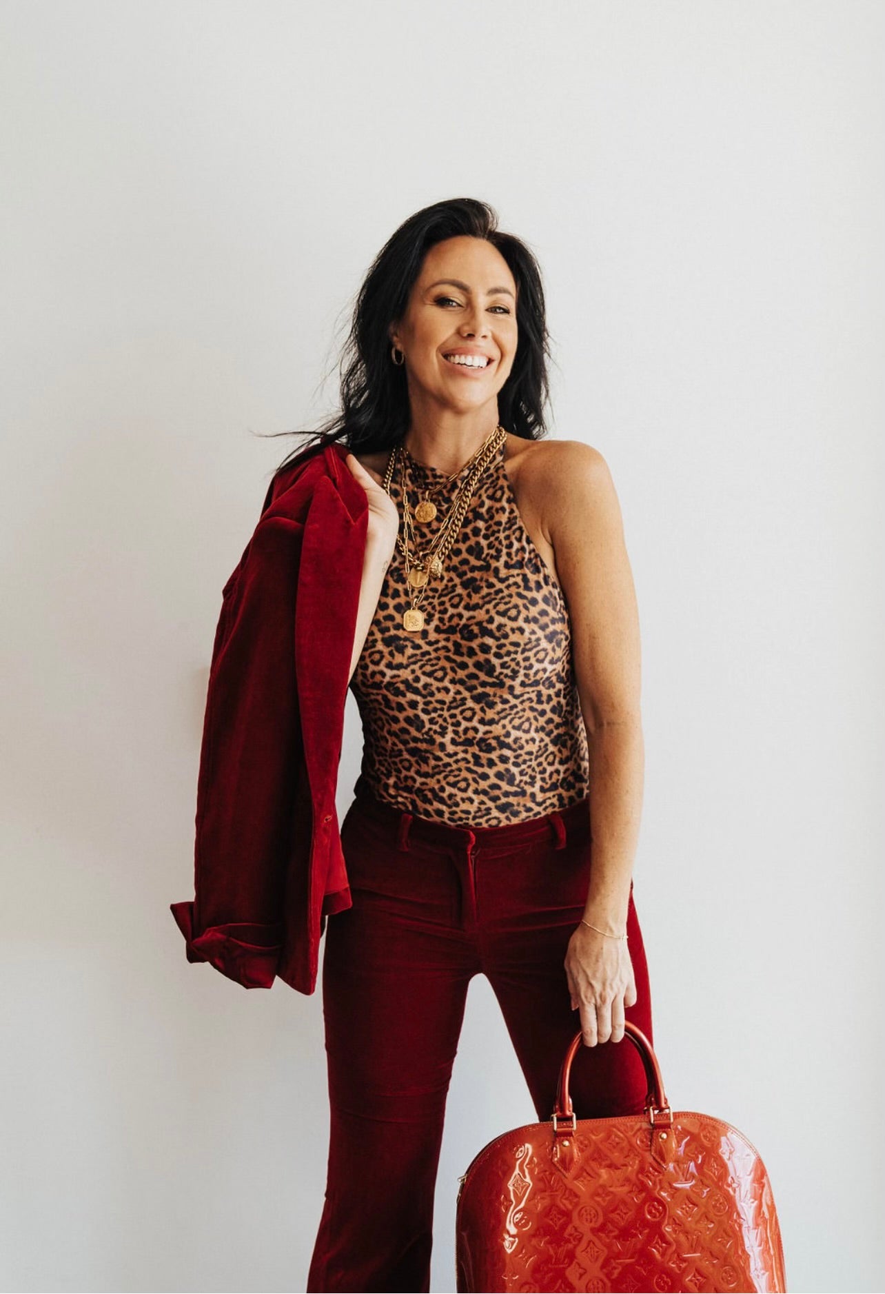 La vena Layered Necklace - 14 k Brushed gold plated - ON ORDER