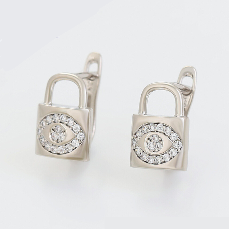 NEW Lola Locket earrings - Silver plated