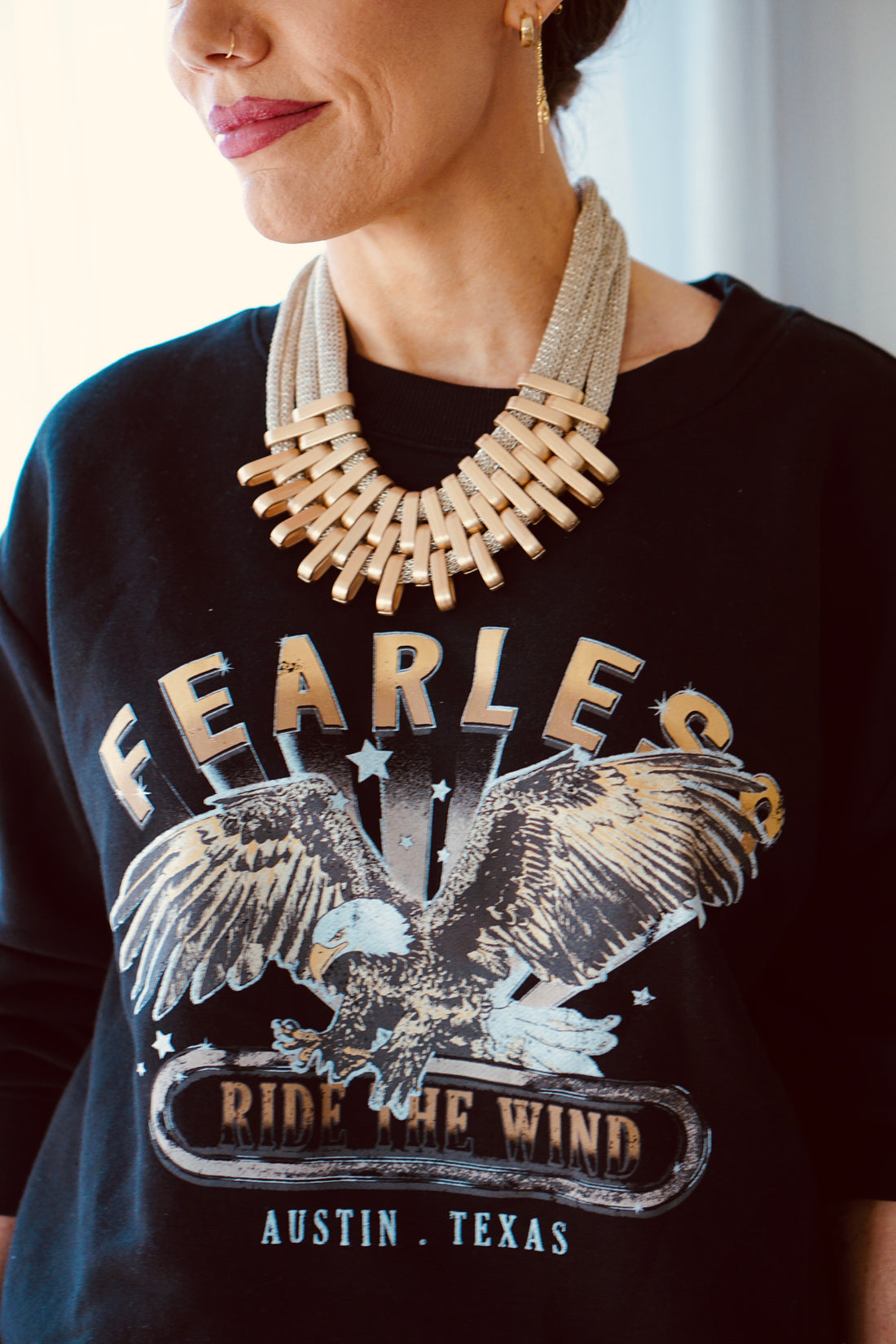 Stella Gold Mesh Necklace