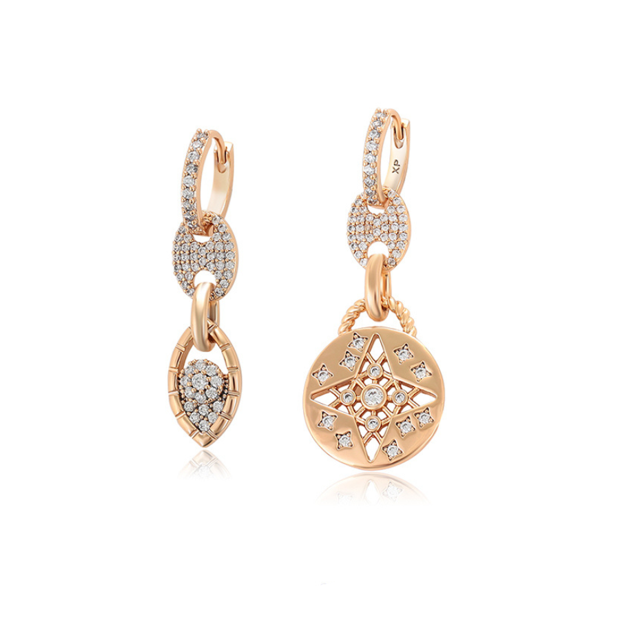 Star Gazer Earrings - 18k Gold plated
