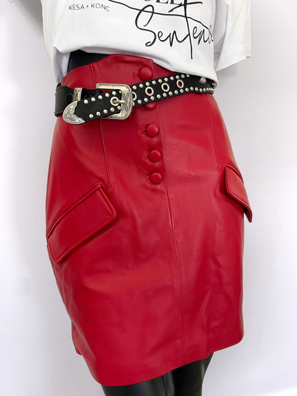 Saskia leather belt - IN STOCK