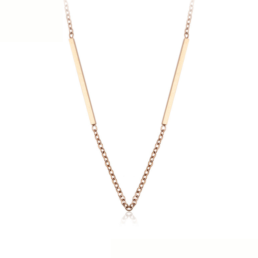 NEW Eliana pendant and necklace - Rose gold plated