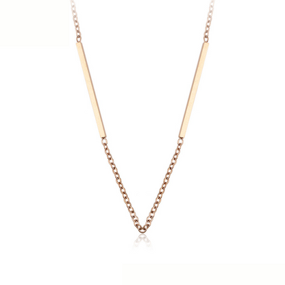 NEW Eliana pendant and necklace - Rose gold plated