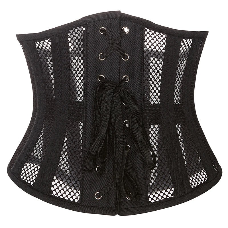 Scarlett Half Bustier Mesh - Black