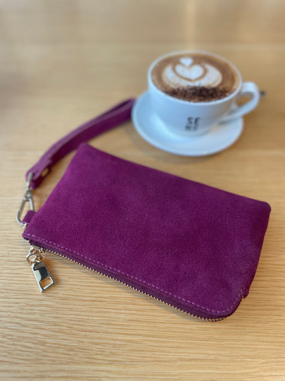 Sahana studded - Pebble Black Phone wallet