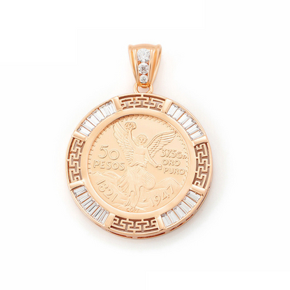 PRE LAUNCH Keona Medallion Necklace and Pendant - 18 k warm gold