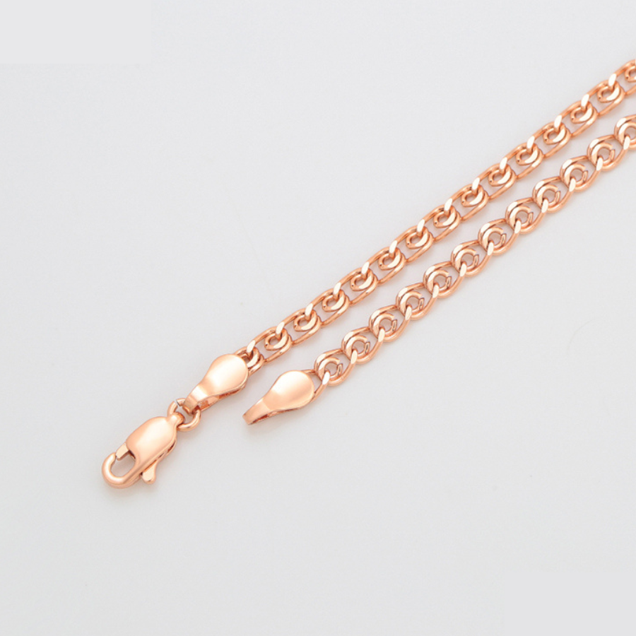 Kaaya snake Pendant and Necklace - Rose gold plated