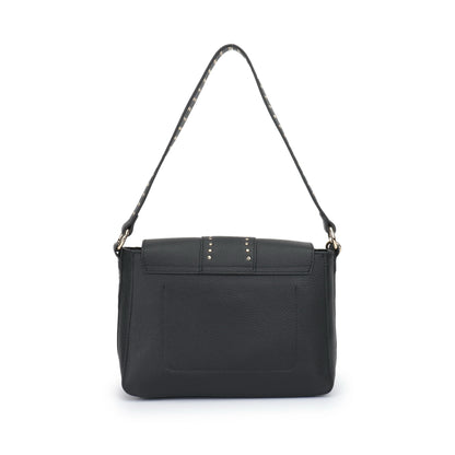 Sahana studded - Pebble Black Midi bag