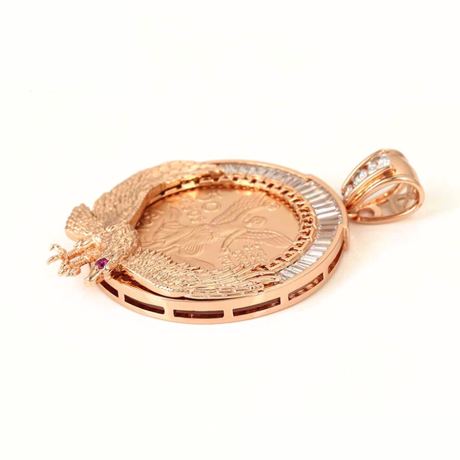 PRE LAUNCH Arielle Medallion Necklace and Pendant - Rose gold