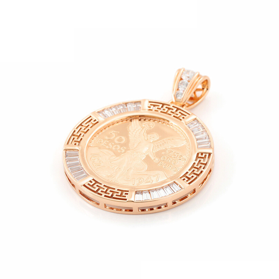 PRE LAUNCH Keona Medallion Necklace and Pendant - 18 k warm gold