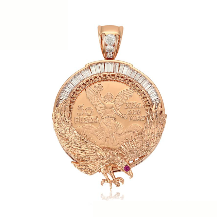 PRE LAUNCH Arielle Medallion Necklace and Pendant - Rose gold