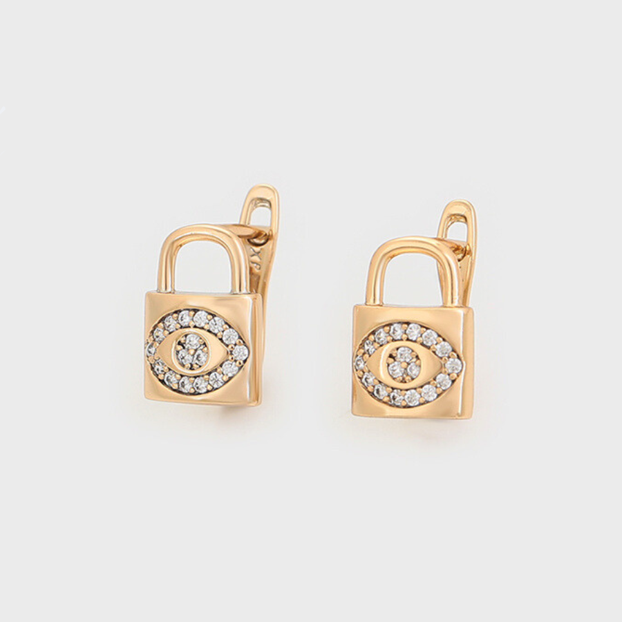 NEW Lola Locket earrings - 18 k Gold plated