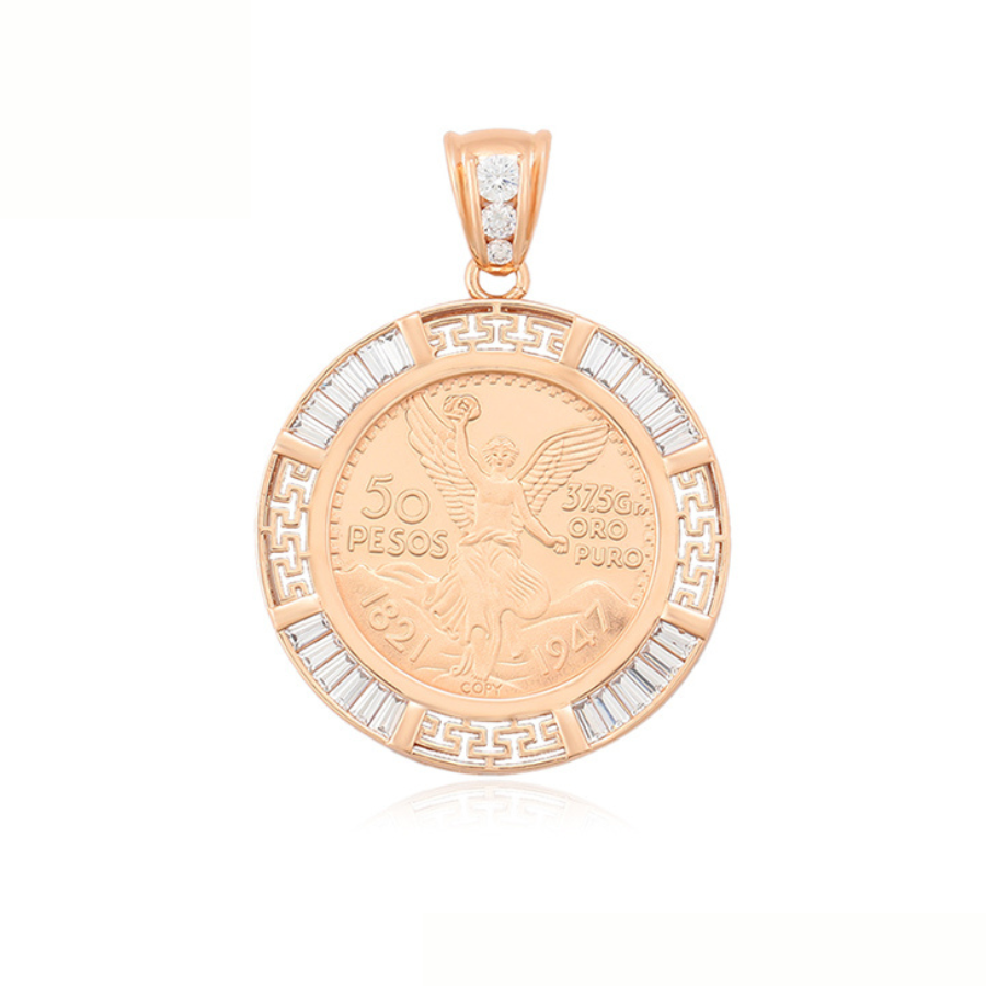 PRE LAUNCH Keona Medallion Necklace and Pendant - 18 k warm gold