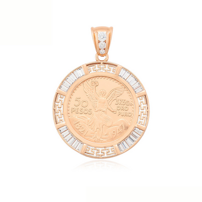 PRE LAUNCH Keona Medallion Necklace and Pendant - 18 k warm gold