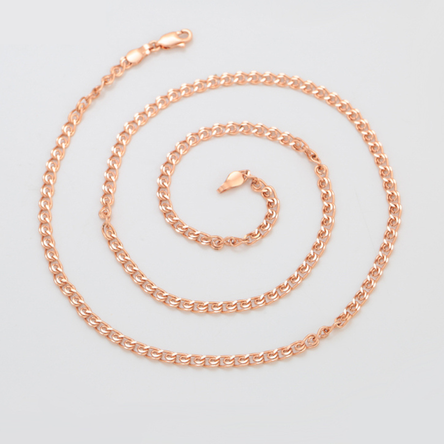 Kaaya snake Pendant and Necklace - Rose gold plated