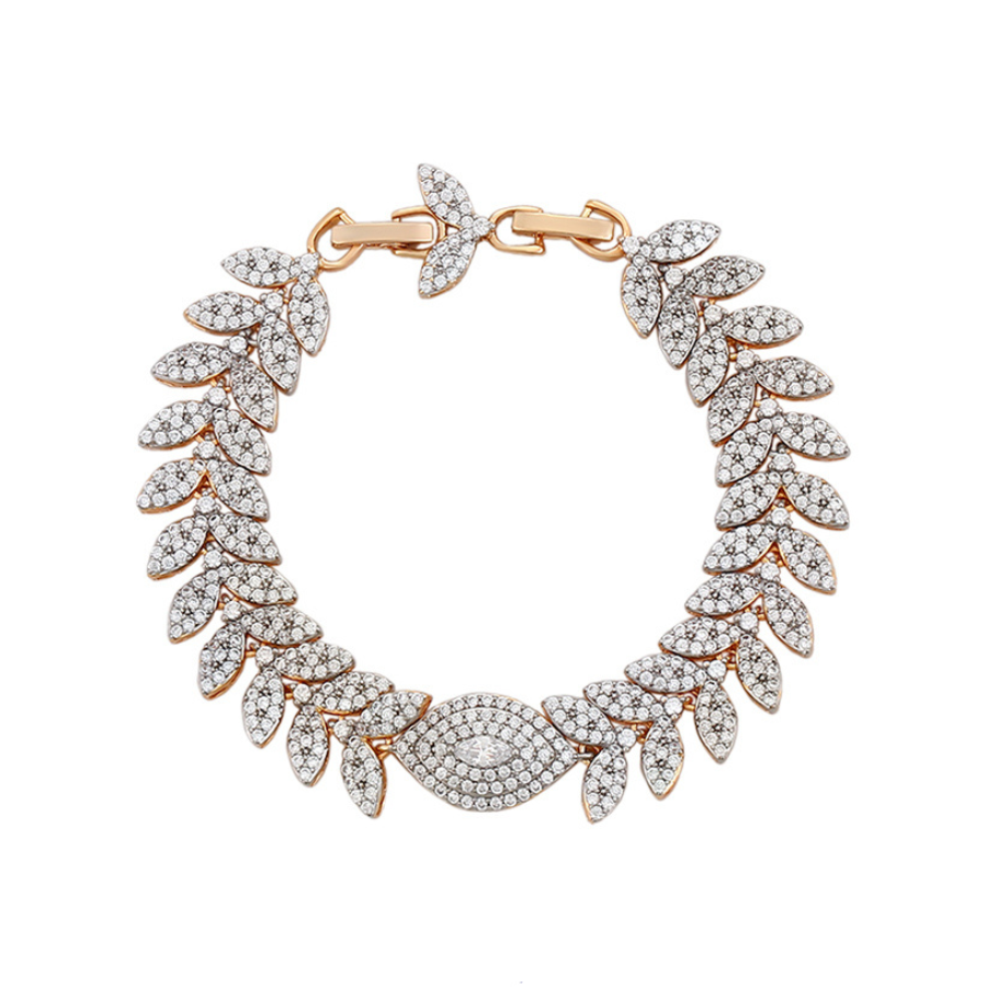 NEW Selina Lee bracelet  - 18k warm gold and Platinum Plated