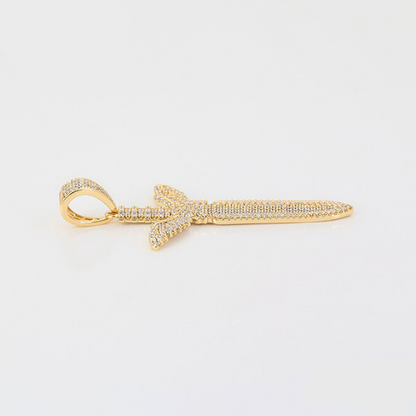Sword 14 k chain and pendant