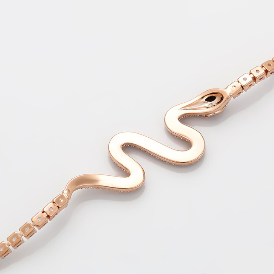 NEW Fallon Snake bracelet - 18k warm gold plated