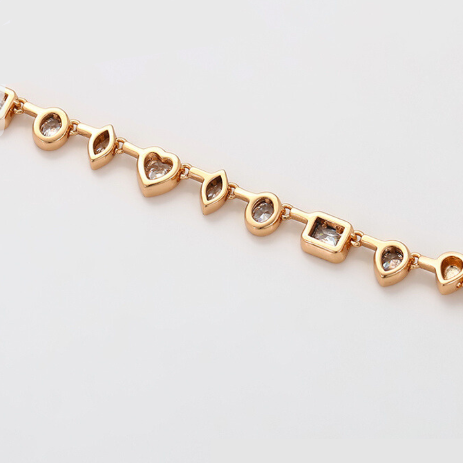 NEW Cilla Necklace - 18 k warm gold plated