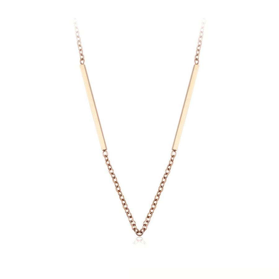 NEW Eliana pendant and necklace - Rose gold plated