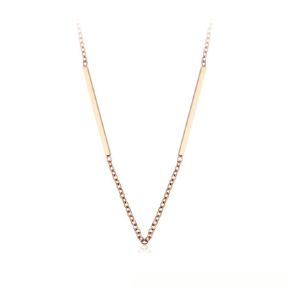 NEW Eliana pendant and necklace - Rose gold plated