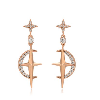 NEW Celestial Earrings - Rose Gold Plated