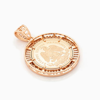 PRE LAUNCH Keona Medallion Necklace and Pendant - 18 k warm gold