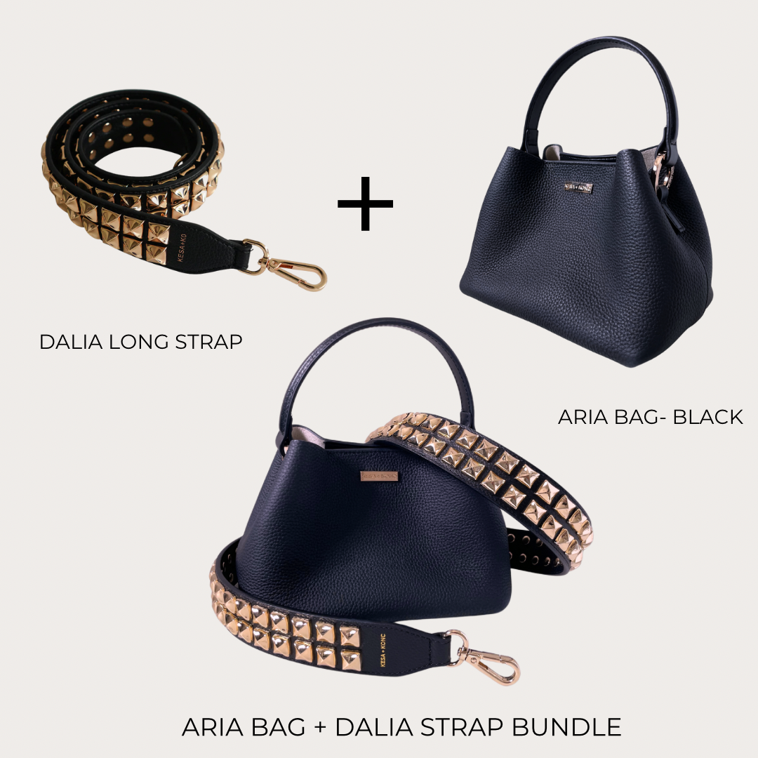 Aria Petite Bag + Dalia Studded Strap Bundle