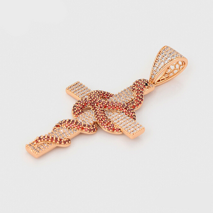 Kaaya snake Pendant and Necklace - Rose gold plated