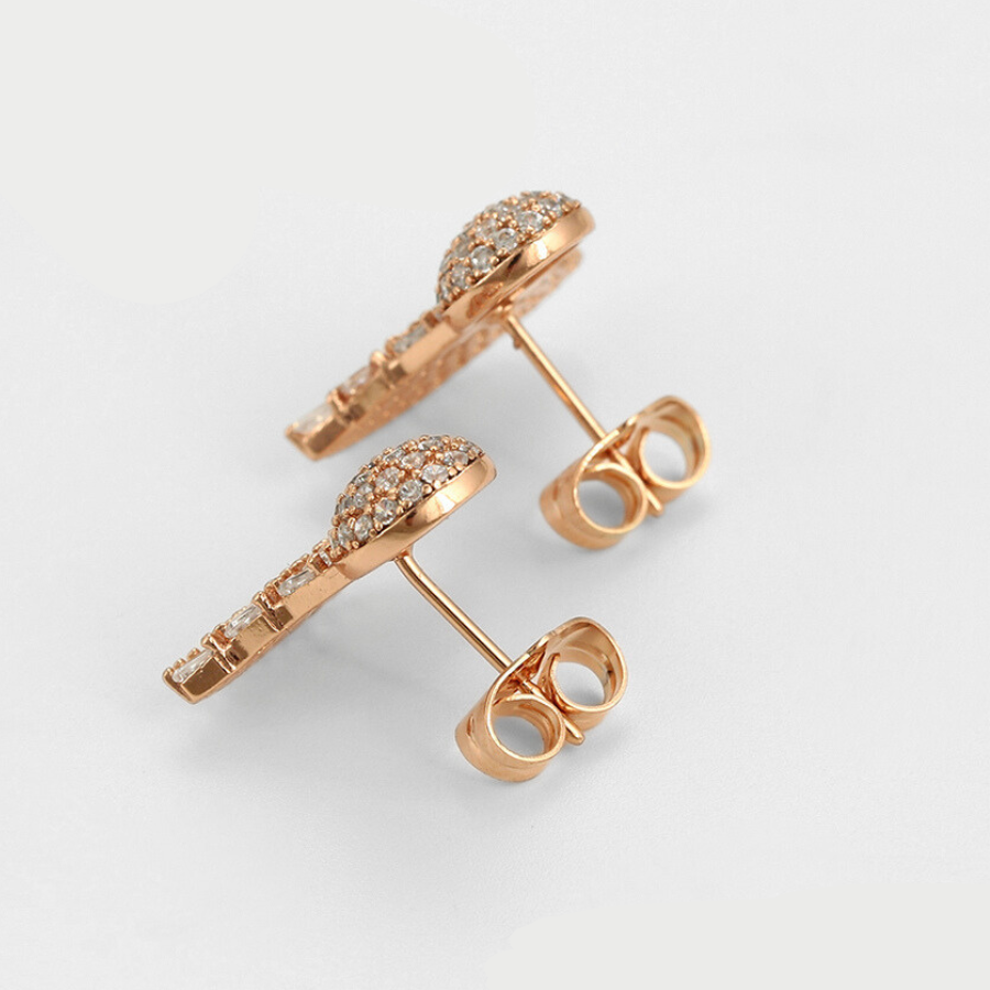 NEW Josephine flair crystal earrings - Rose Gold Plated