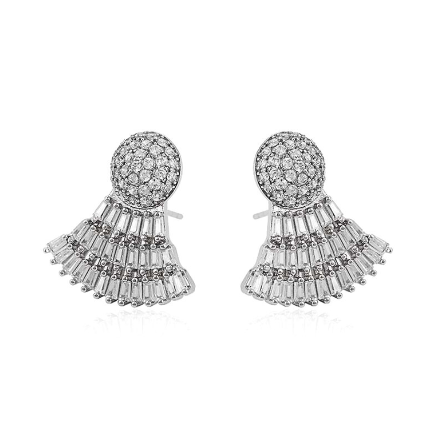 NEW Josephine flair earrings - Platinum Plated