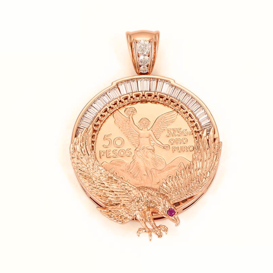 PRE LAUNCH Arielle Medallion Necklace and Pendant - Rose gold